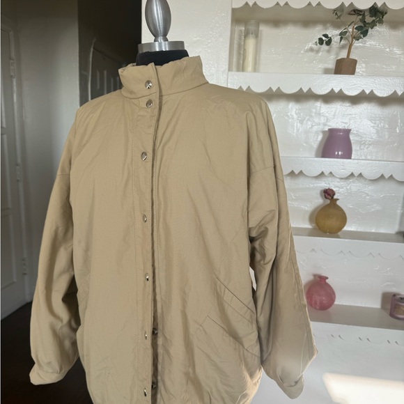 Beige Button-Up Jacket - Picture 1 of 3